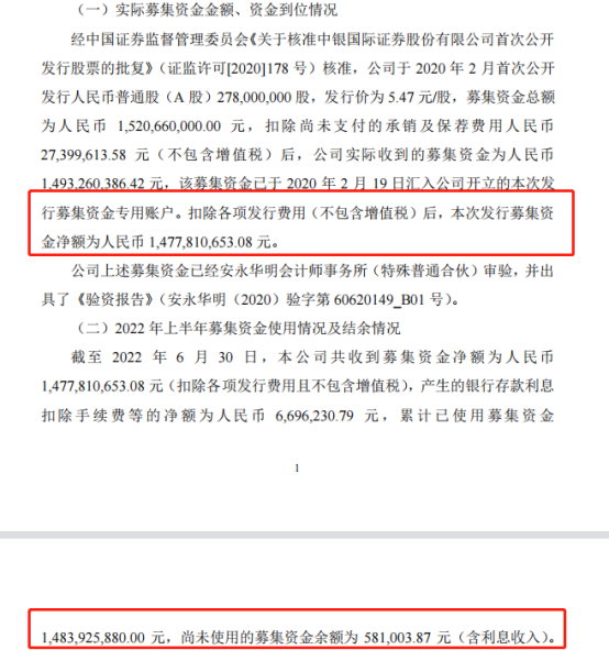 58万募资沉睡一年半 这家上市券商小额资金懒得管理？